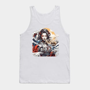 Samurai Girl Tank Top